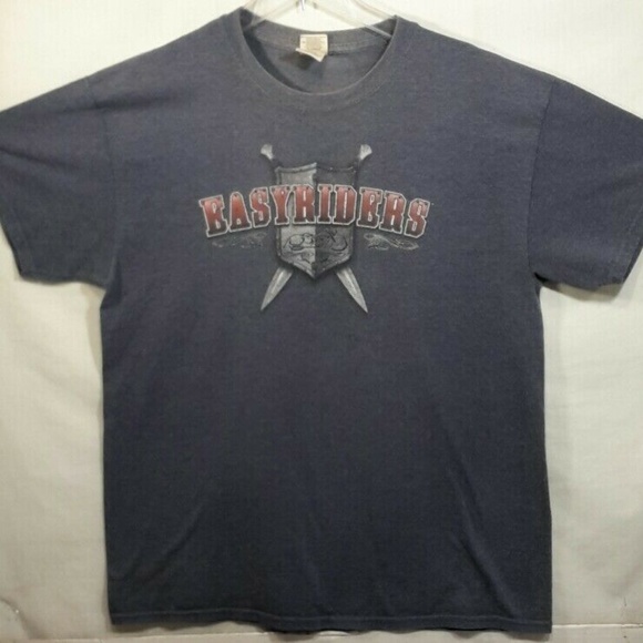 VTG EASYRIDERS Motorcycle T Shirt Panhead Motor - Picture 3 of 5